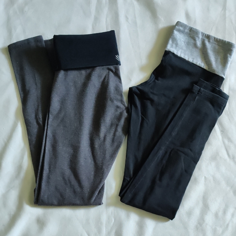 Black and Gray Leggings